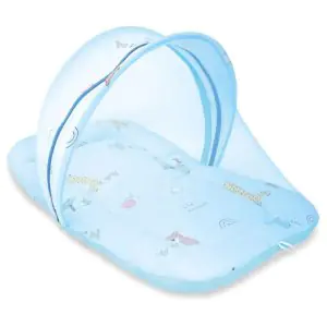 R for Rabbit Snuggy Safari Baby Bed Blue BDSSBL1