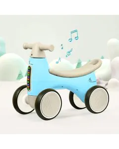 R for Rabbit Speedster Glider Baby Ride On Car Blue ROSGBL05