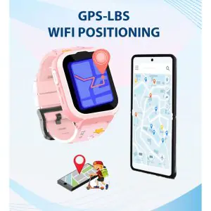 Spiky Cyclops 4g Waterproof Kids Smartwatch Unicorn - Pink