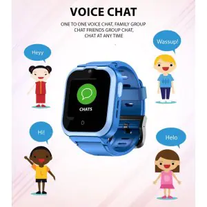 Spiky Cyclops 4g Waterproof Kids Smartwatch Blue