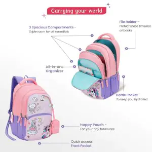 Genie Stardew 27L Lavender School Backpack