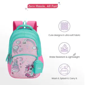 Genie Stardew 27L Pink School Backpack