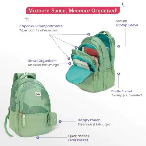 Genie Stardust 36L Ash Green Laptop Backpack
