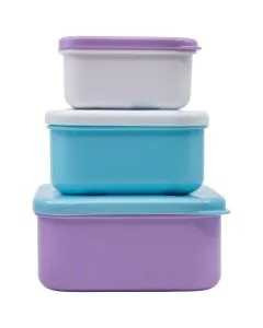 Strider 3 Pcs Nesting Snack Boxes Set Stitch