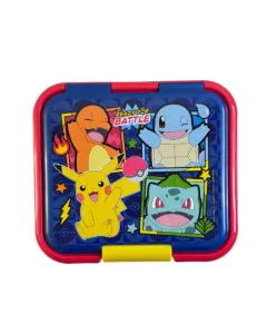 Strider Stor Supreme Multi Compartment  Sandwich Box Pokemon Blue Team