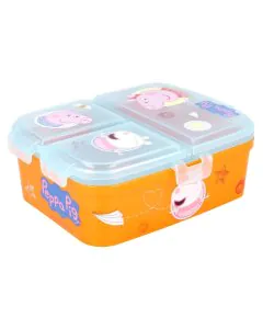 Strider XL Multi Compartment Rectangular Sandwich Box Peppa Pig Kindness Counts