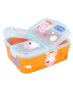 Strider XL Multi Compartment Rectangular Sandwich Box Peppa Pig Kindness Counts