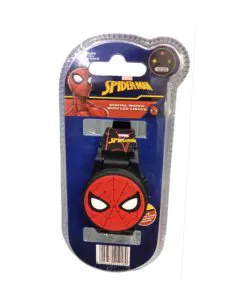 Striders Spiderman Free Size Digital Watch With LED Lights Black