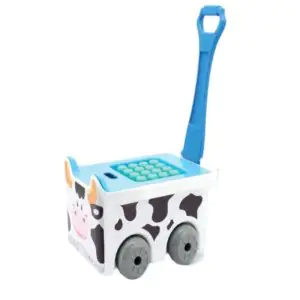 Sunta Building Blocks Cow Trolley Container - 30 Pieces
