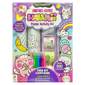 Hinkler Super Cute Kawaii Poster Activity Kit