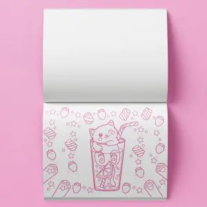 Hinkler Kaleidoscope Sweet Treats Colouring Set With Lap Desk