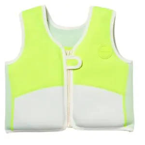 Sunny Life Swim Vest 3-6 Shark Tribe Neon Citrus SCMSVAQL