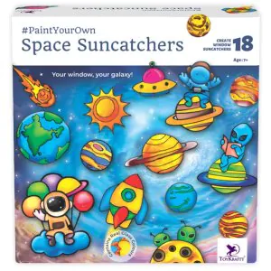 Toykraftt Space Suncatchers Window Art Kit