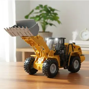 ThinkerPlace Steam Bulldozer Construction Toy With Light, Sound & Spray