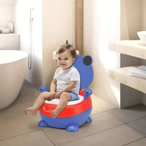 R for Rabbit Tiny Tots Panda Potty Training Seat With Backrest And Grip Handles PSTTPBR01
