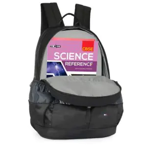 Tommy Hilfiger Unisex Benedict Black, White & Grey Backpack