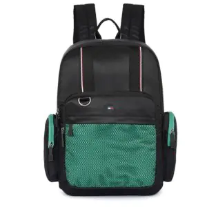 Tommy Hilfiger Unisex Brock Black Green Backpack