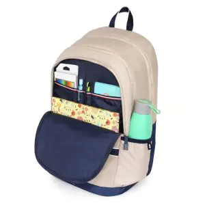 Tommy Hilfiger Unisex Gregory Beige Navy Backpack