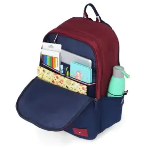 Tommy Hilfiger Unisex Holden Burgundy Navy Backpack