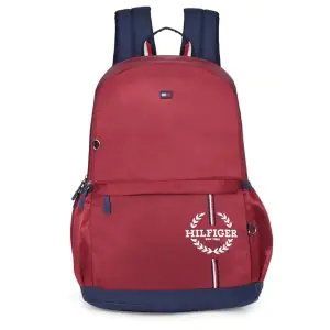 Tommy Hilfiger Unisex Lawson Burgundy Navy Backpack