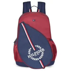 Tommy Hilfiger Unisex Lawson Burgundy Navy Backpack