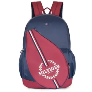 Tommy Hilfiger Unisex Lawson Navy Burgundy Backpack