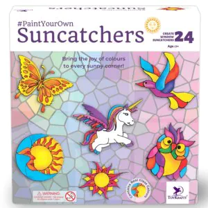 ToyKraftt Glass Painting Window Suncatchers Art Kit