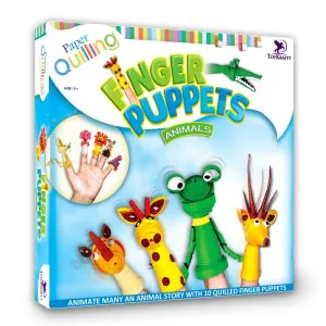 Toykraftt Paper Quilling Finger Puppets Animal