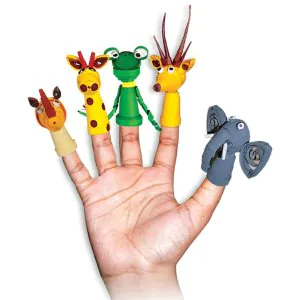 Toykraftt Paper Quilling Finger Puppets Animal