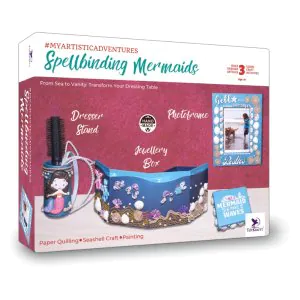 Toykraftt 3in1 Craft Kit Spellbinding Mermaids