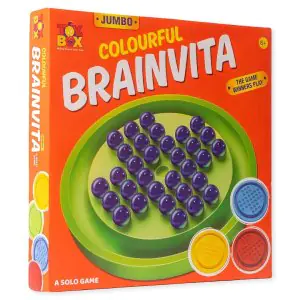 Toysbox Jumbo Colourful Brainvita Game