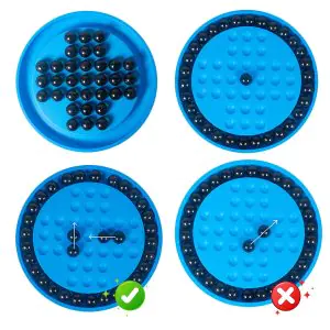 Toysbox Jumbo Colourful Brainvita Game