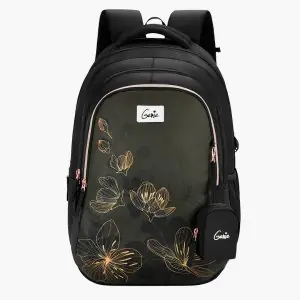 Genie Twinkle 36L Black School Backpack