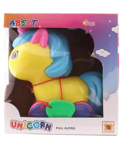 United Agencies Unicorn Pull Along Toy