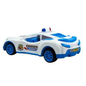 United Agencies Friction Powered Police Cruiser Car