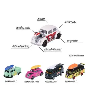 Majorette Volkswagen The Originals (5 Pieces)