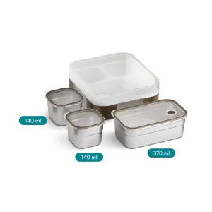 Vaya Bento Lunchbox Brown