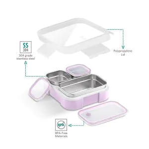 Vaya Bento Lunchbox Lilac Love