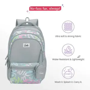 Genie Vera 36L Grey Laptop Backpack