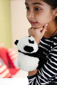 Webby Cute Panda Wrist Band Soft Toys