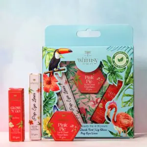 Whimsy Beauty 3 Pcs Organic Mini Sparkle Beauty Kit