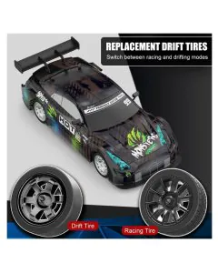 Whoosh RC Start Drift Car DC Future | 30 KM/H | 4WD | 2.4 GHz | Neon LED Lights