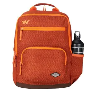 Wildcraft Evo 15L Backpack with Rain Cover (Orange)