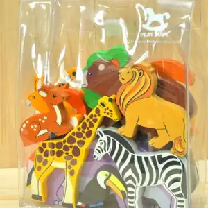 Play Toys Wooden Basic Animals Set