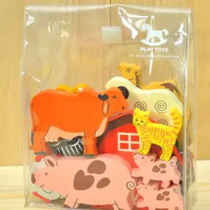 Play Toys Wooden Farm Animals Set