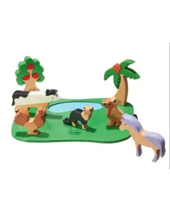 Woody Woo Toy Garden Wooden Animals Farm