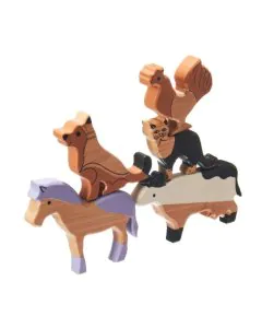 Woody Woo Toy Garden Wooden Animals Farm