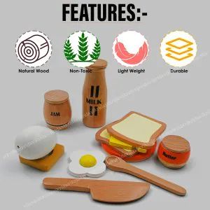 Woody Woo Toy Garden Wooden Breakfast Time