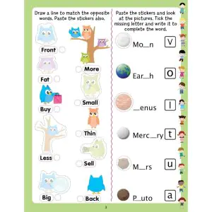 Dreamland Play With Sticker Words Book