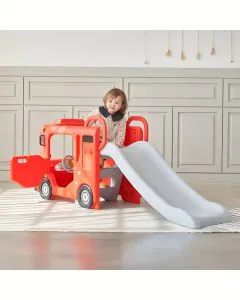 Yaya Compact Bus Slide Red